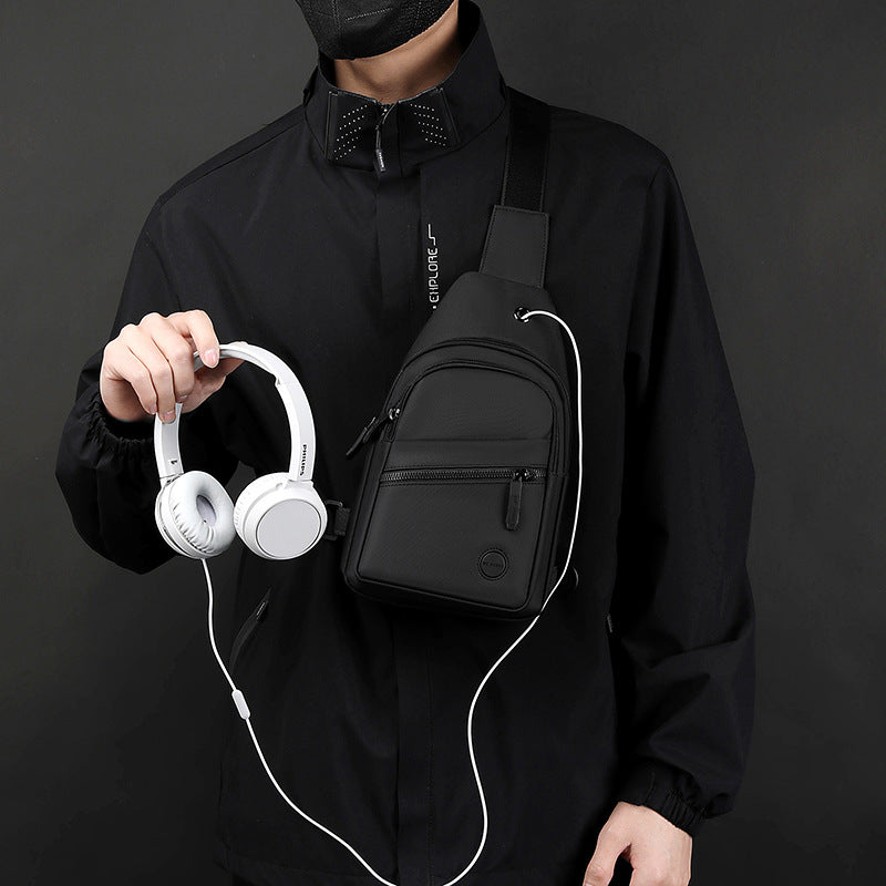 Sling Bag Crossbody Backpack: Over Shoulder Daypack Casual Cross Chest Side Pack