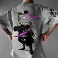 ONE PIECE Japan Anime Roronoa Zoro Men's Printed T-Shirt Summer Casual Short Sleeve Casual Boys Cotton Children's T-Shirt
