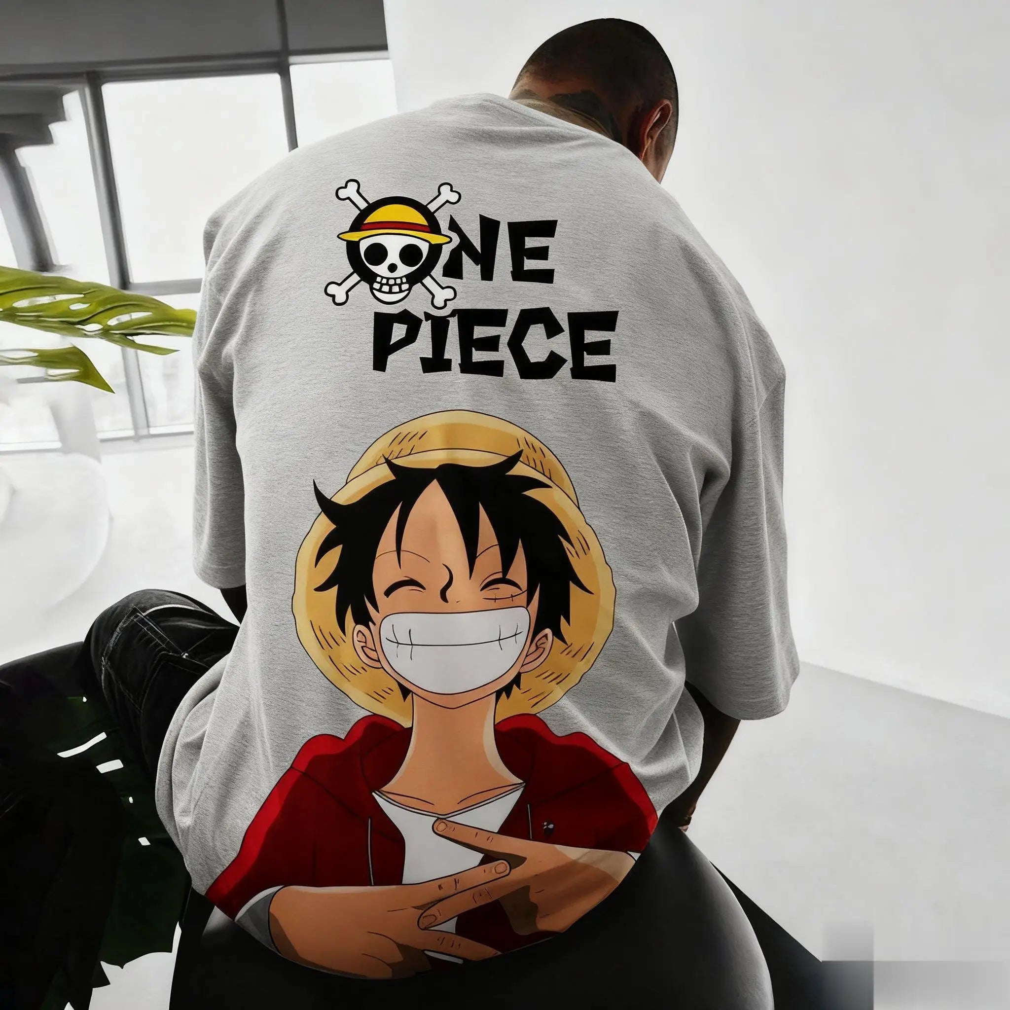 One Piece Anime Luffy T Shirt Cotton Cartoon Short Sleeve Graphic Tee Summer Casual Top Men Women New Fashion Y2k Men's Clothing