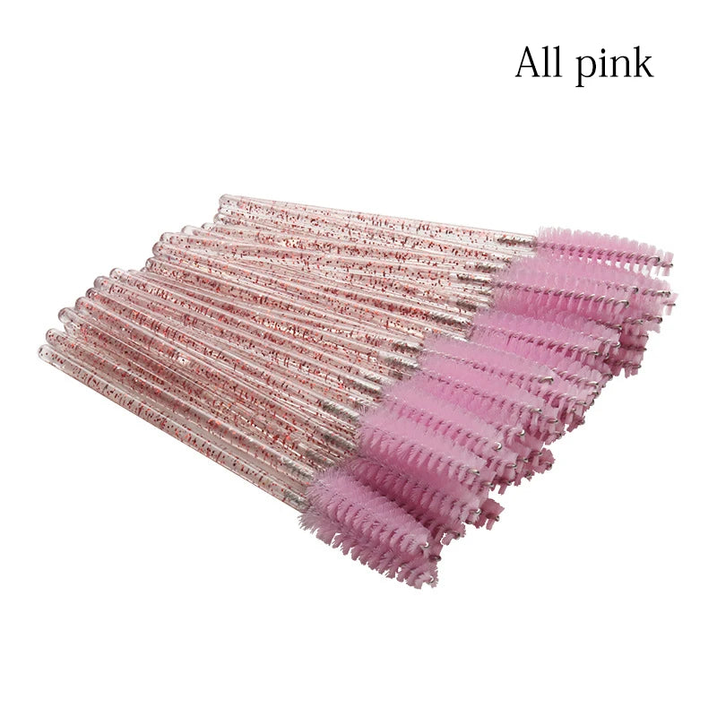 100/1000 /2000pcs Disposable Mascara Wands Eyelash Brush Spoolies for Eyebrow Eye Lash Extension Colorful Wholesale Beauty Tools