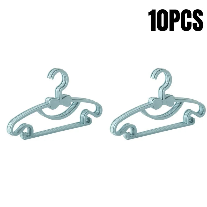 5-50Pcs Baby Hangers Plastic Kids Clothes Storage Hanger for Nursery Children Hangers Toddler Infant Portable Coats Home Rack