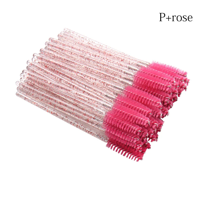 100/1000 /2000pcs Disposable Mascara Wands Eyelash Brush Spoolies for Eyebrow Eye Lash Extension Colorful Wholesale Beauty Tools