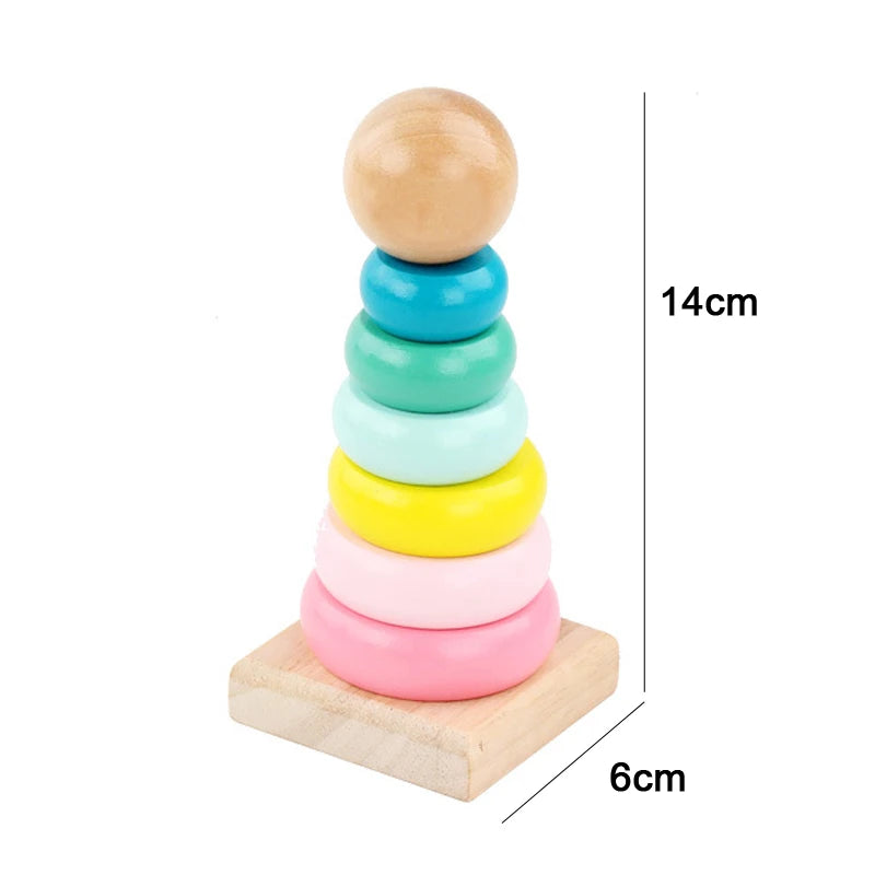 Montessori Baby Toys Kids 3D Wooden Puzzles Early Learning Baby Games Toys Educational Wooden Toys For Children Birthday Gifts