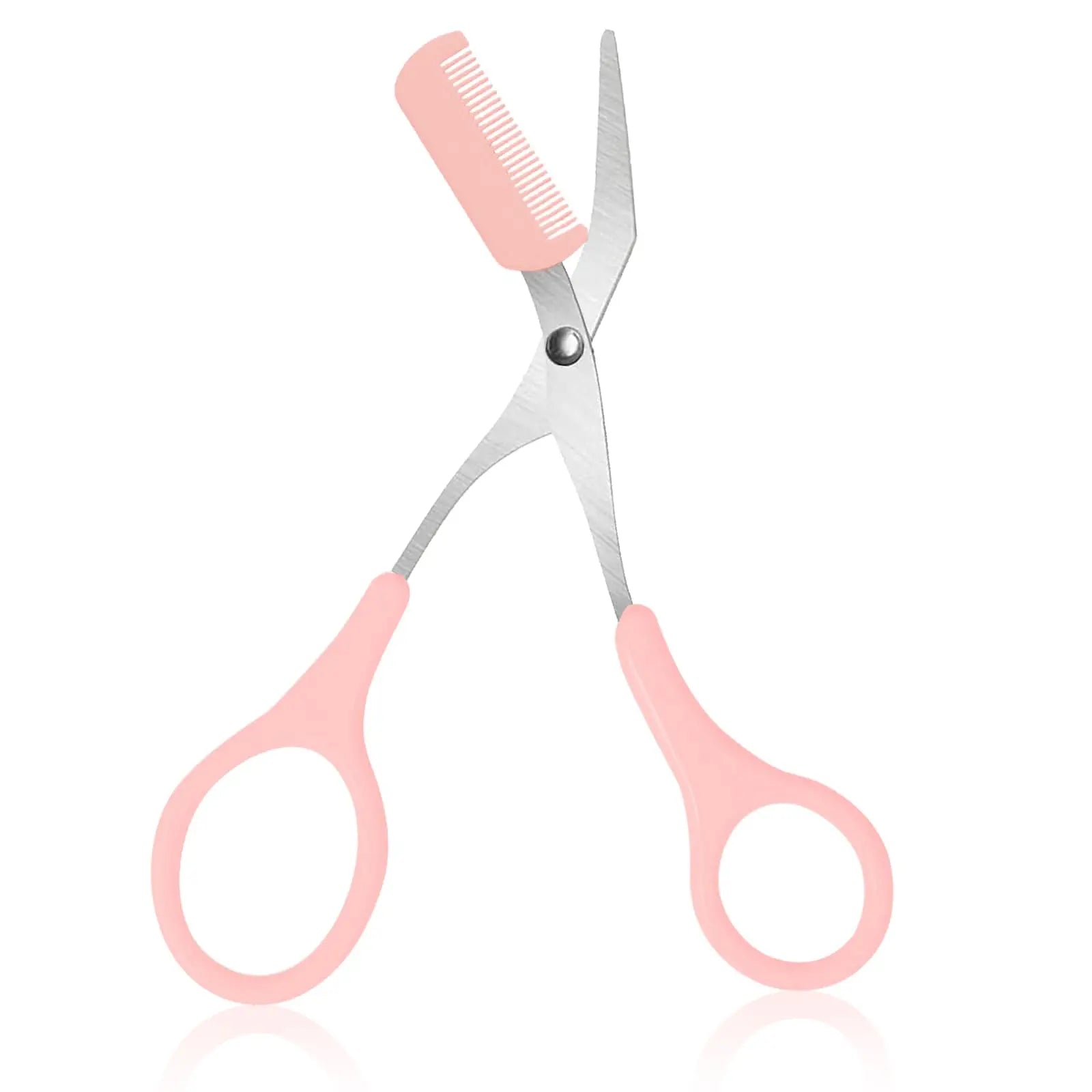 Eyebrow Razor Scissor  Stainless Steel Safe Anti-scratch Trimmer for Beginners Crescent Sharp Beauty Tool Multi-color