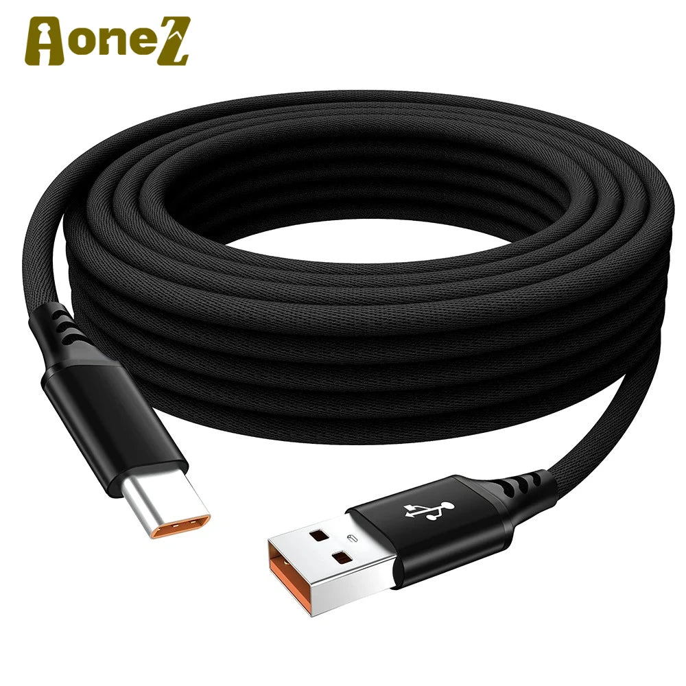 USB TYPE C Cable 5A Super Fast Charge Cable for iPhone 15 16 17 Full range Huawei Samsung oppo oneplus Universal USB C Extension