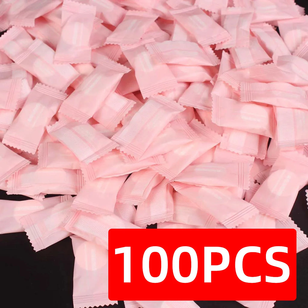 Compressed Towel Disposable Portable Face Towel Cotton Coin Tissue Suitable For Travel Camping Hiking Sports Beauty Salons