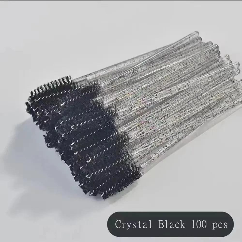 100/1000 /2000pcs Disposable Mascara Wands Eyelash Brush Spoolies for Eyebrow Eye Lash Extension Colorful Wholesale Beauty Tools