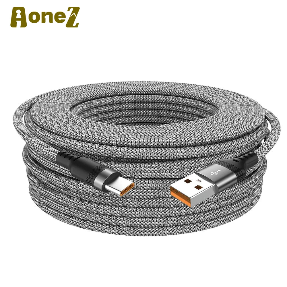 USB TYPE C Cable 5A Super Fast Charge Cable for iPhone 15 16 17 Full range Huawei Samsung oppo oneplus Universal USB C Extension