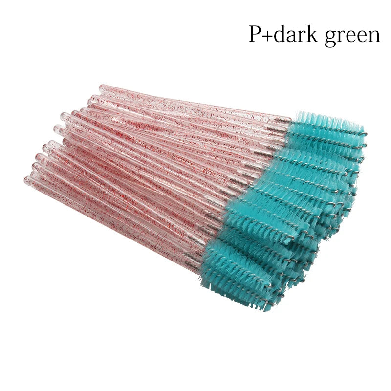 100/1000 /2000pcs Disposable Mascara Wands Eyelash Brush Spoolies for Eyebrow Eye Lash Extension Colorful Wholesale Beauty Tools