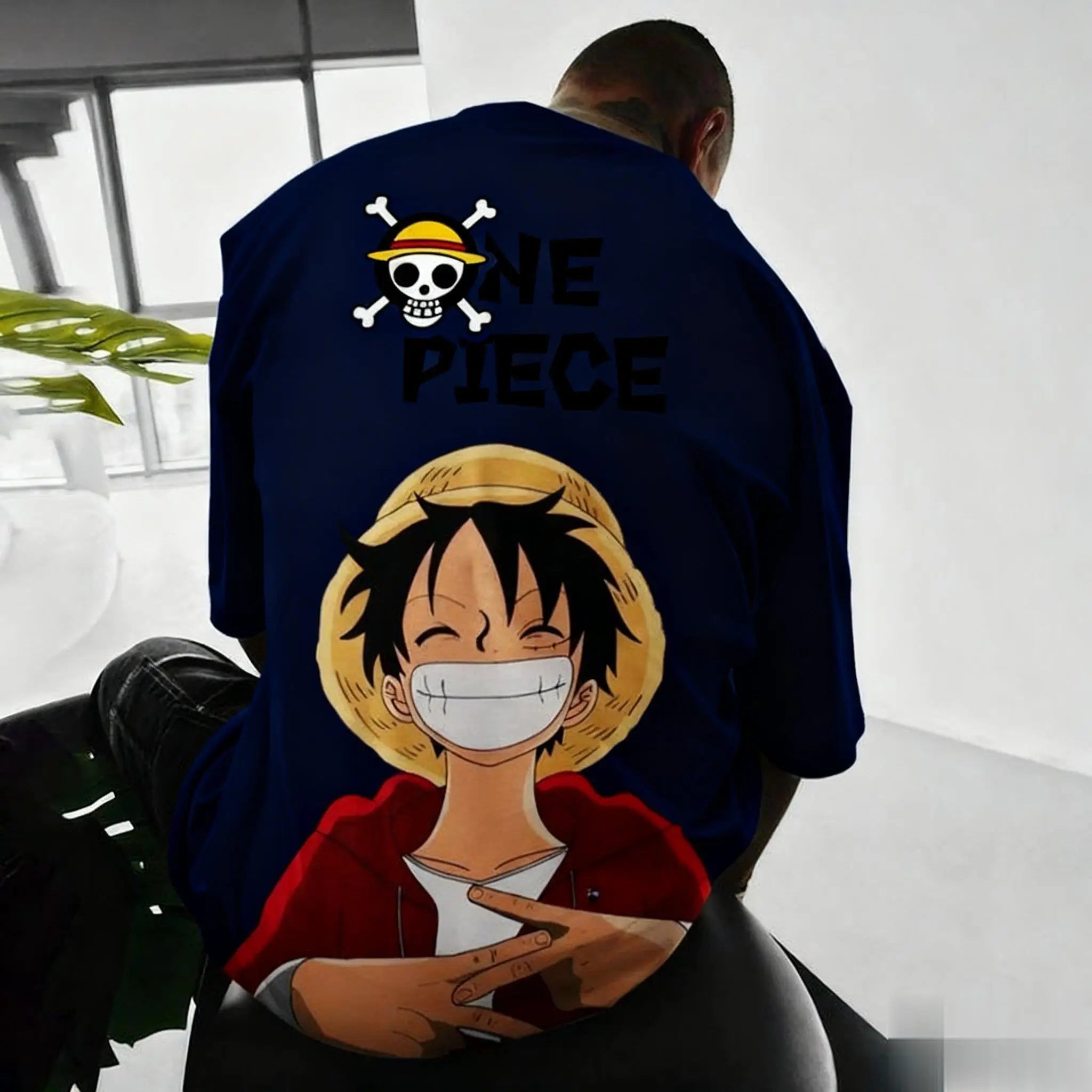 One Piece Anime Luffy T Shirt Cotton Cartoon Short Sleeve Graphic Tee Summer Casual Top Men Women New Fashion Y2k Men's Clothing