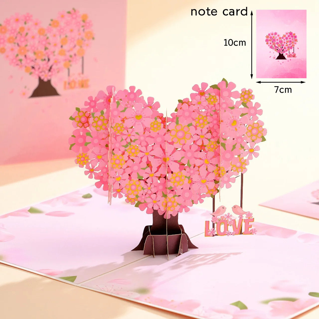 3D Pop Up Flower Greeting Cards Wedding Card Anniversary Thanksgiving Valentines Day Birthday Gift Thank You Card Handmade Cards
