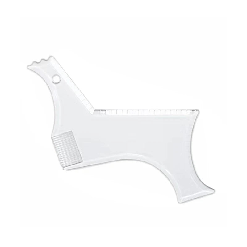 1PC Men Beard Modeling Ruler Shaping Styling Template Comb Trim Templates Ruler Beauty Tool For Hair Trimming Moustache Barber