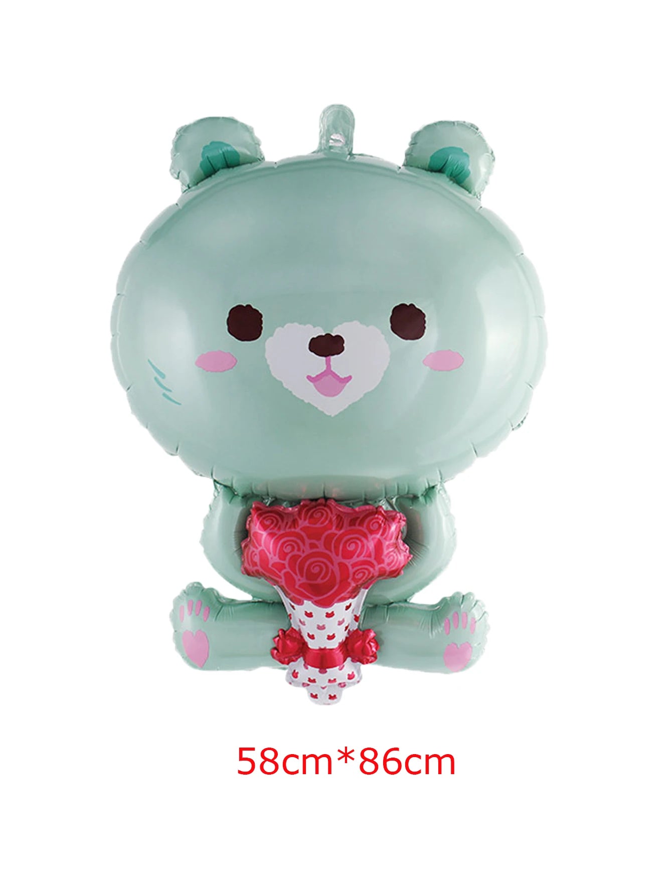 Large Valentine Stand Pedestal Kiss Me Love Heart Shape Foil Balloons Valentine's Day Wedding Decorations Engagement Decor